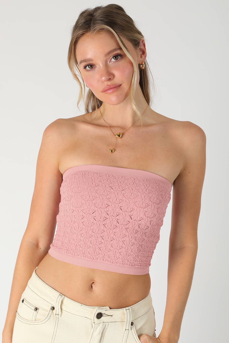 Floral Lace Tube Top – Zaydie Co