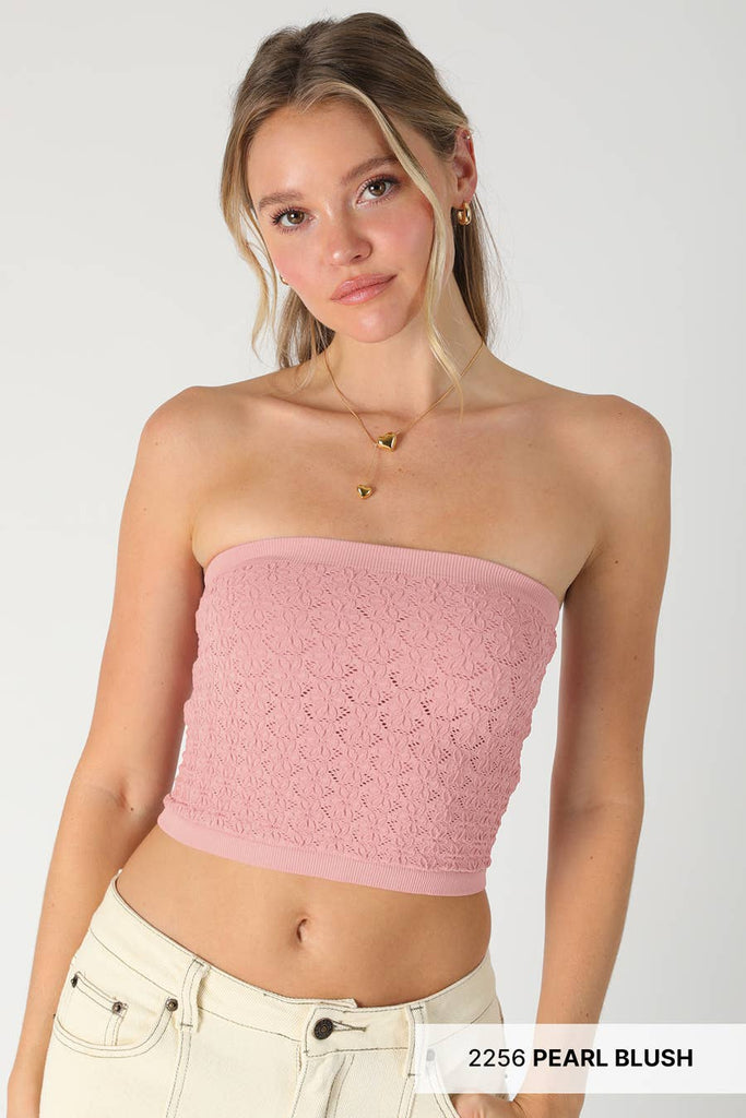 Floral Lace Tube Top – Zaydie Co