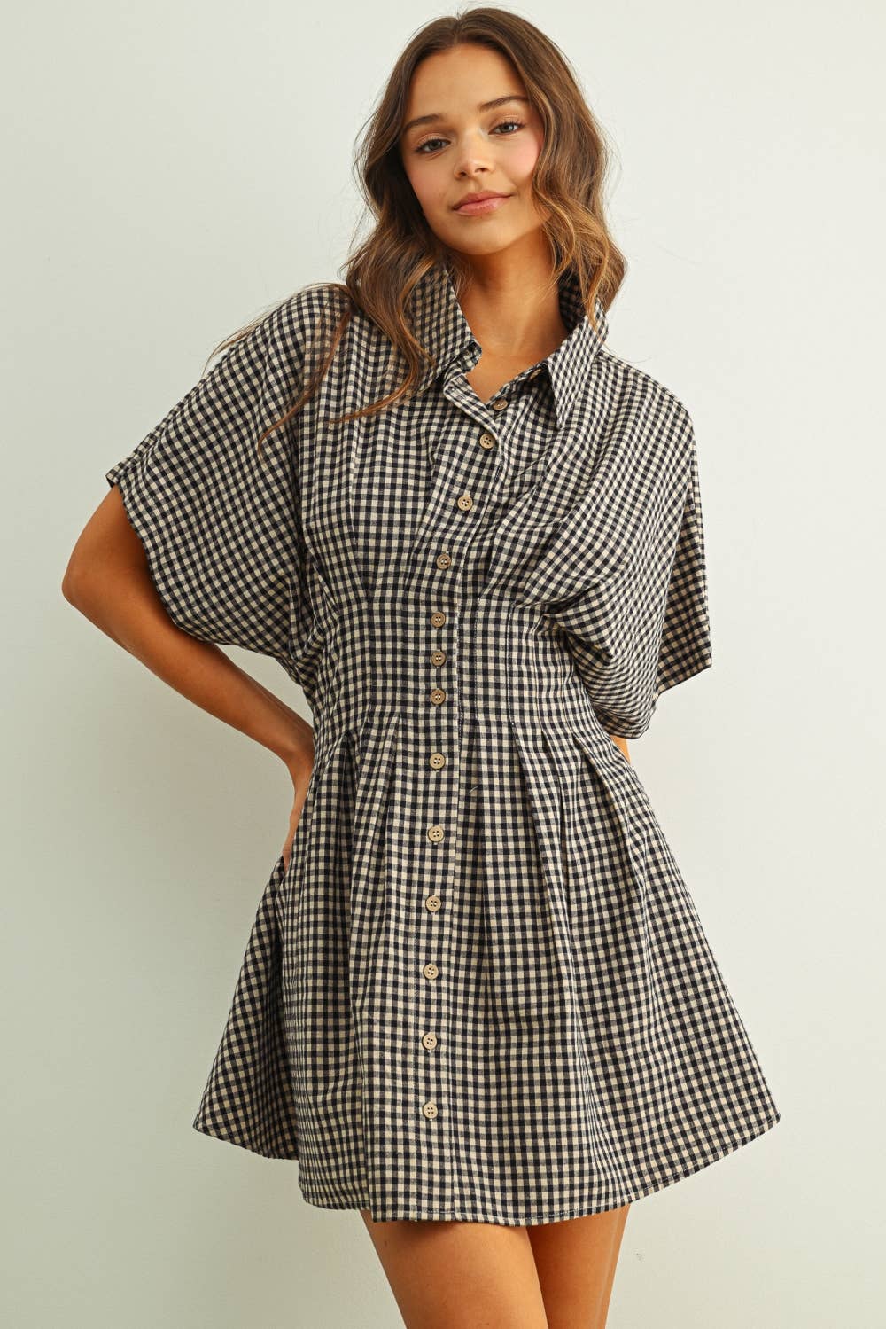 sadie gingham mini dress The Sadie Dress