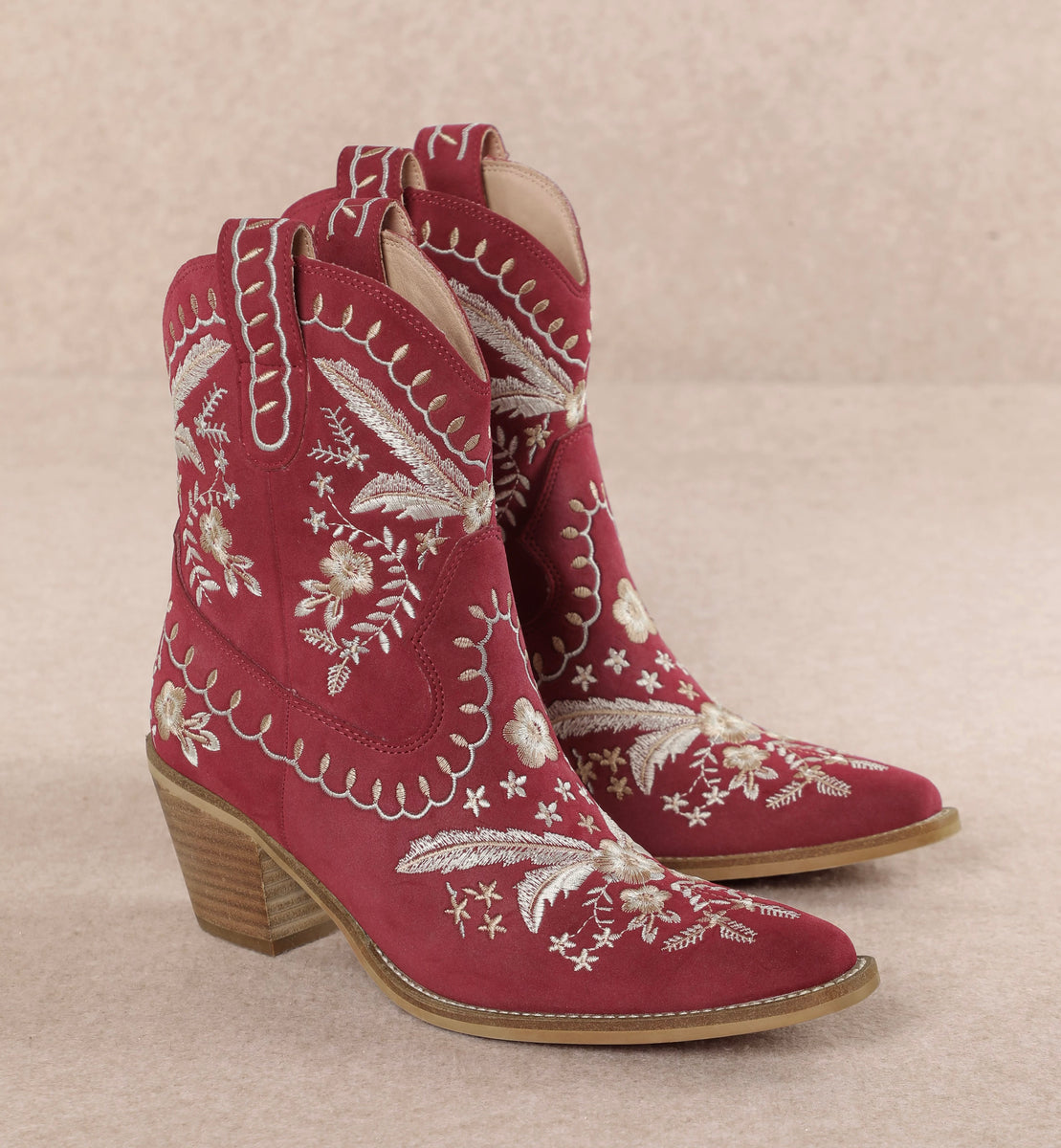 Madison Cowgirl Boots - Red – Zaydie Co
