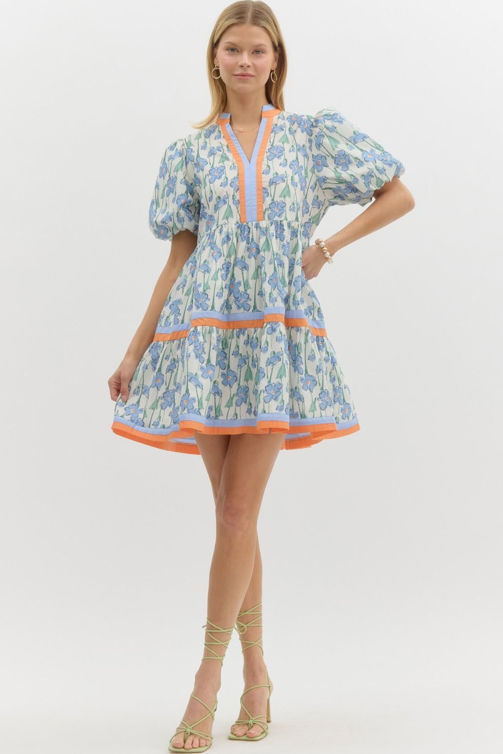 finley floral midi dress Finley Harper Floral-Print Column Midi Shirtdress