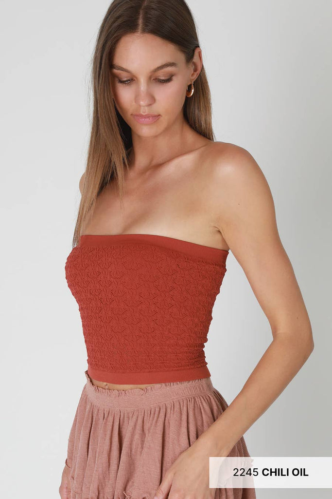 Floral Lace Tube Top – Zaydie Co